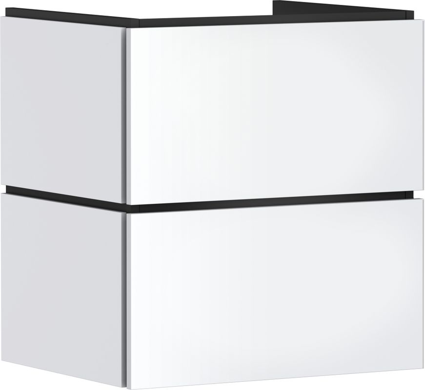 Hansgrohe Waschtischunterschrank Xilesa E mit 2SK PushOpen für WB MW, 580 x 470 mm, Farbe weiß Bild 1