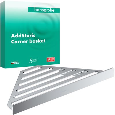Hansgrohe Seifenkorb, 26 x 305 x 148 mm, Farbe chrom Bild 2