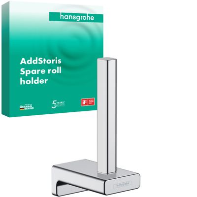 Hansgrohe Reservepapierhalter senkrecht, 147 x 83 mm, Farbe chrom Bild 2