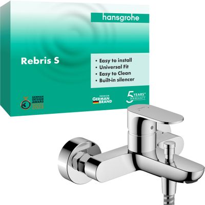 Hansgrohe AP-Wannenmischer, Farbe chrom Bild 3