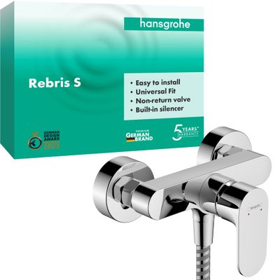 Hansgrohe Einhebel-AP-Brausemischer, Farbe chrom Bild 3