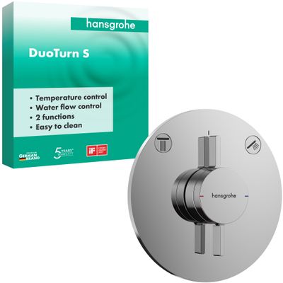 Hansgrohe Fertigset UP-Mischer DuoTurn S, 2 Verbraucher, Farbe chrom Bild 2