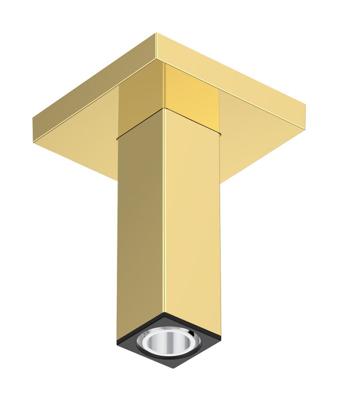 Hansgrohe Deckenanschluss E 100 mm PGO, Farbe gold Bild 1