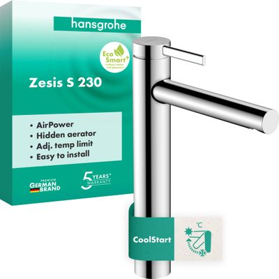 Hansgrohe WTM 230 Zesis S CoolStart für Waschsch, ohne Ablaufgarnitur, Farbe chrom Bild 2