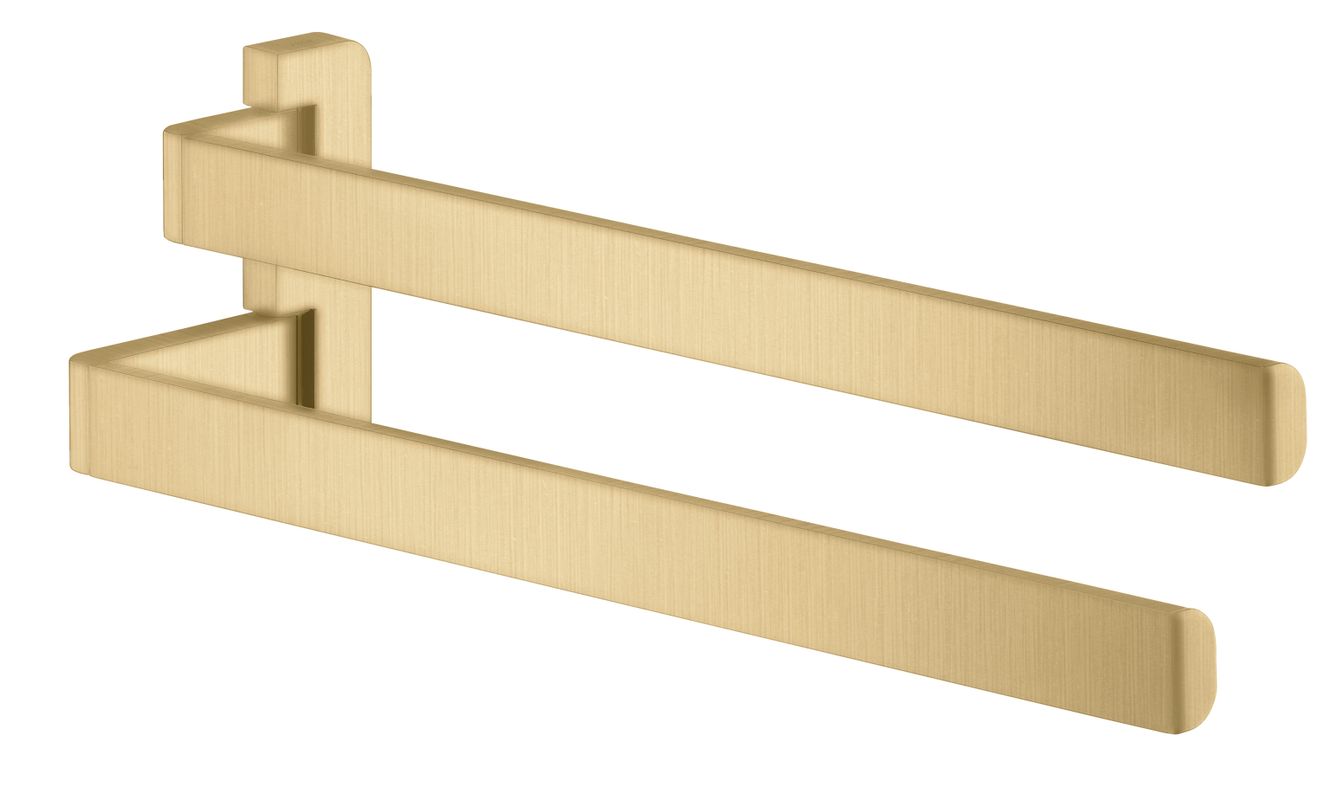 Hansgrohe Handtuchhalter Axor Universal Accessories zweiarmig BGO, 120 x 84 x 84 mm, Farbe gold Bild 1