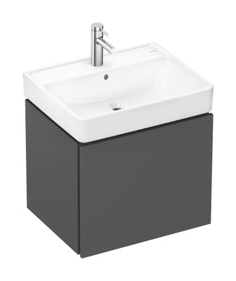 Hansgrohe Waschtischunterschrank Xilesa E 1 SK Waschtisch SGma, 580 x 470 mm, Farbe schiefergrau Bild 2
