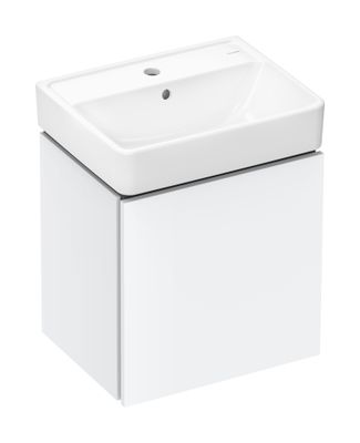 Hansgrohe Handwaschbecken Xanuia Q 500 x 390 mm, mit Hahnloch und Überlauf weiss, 170 x 390 mm, Farbe weiß Bild 2