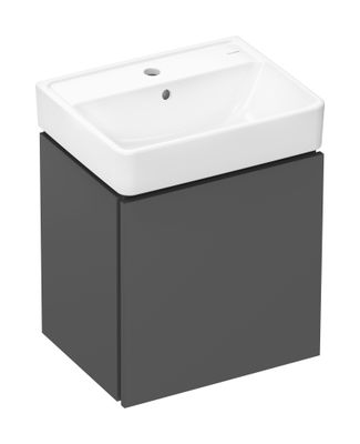 Hansgrohe Handwaschbecken Xanuia Q 500 x 390 mm, mit Hahnloch und Überlauf weiss, 170 x 390 mm, Farbe weiß Bild 3