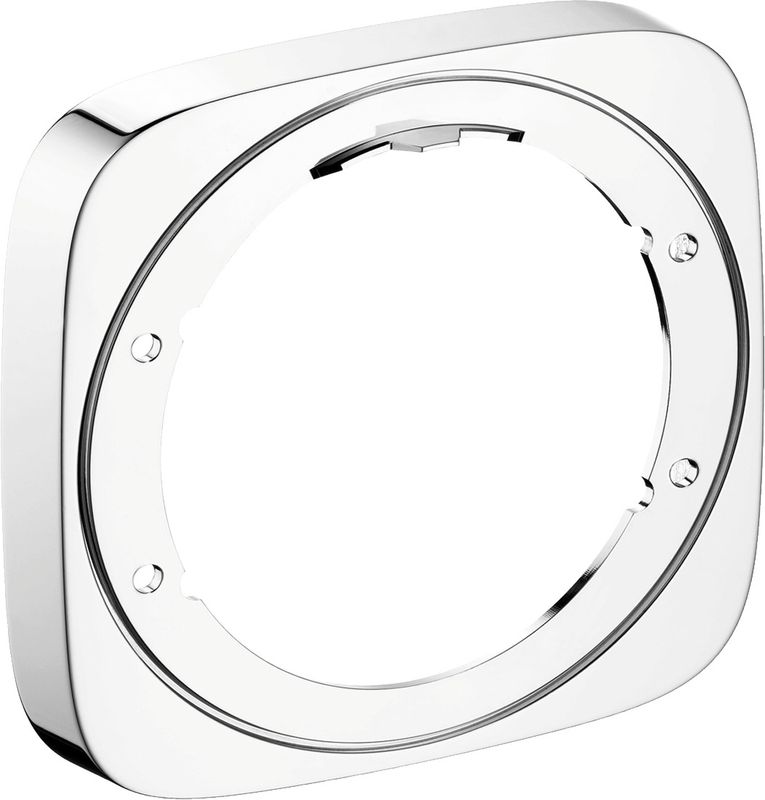 Hansgrohe Verlängerungsrosette, für alle PuraVida Brausen-/Wannen-Fertigsets, verchromt, Farbe chrom Bild 1