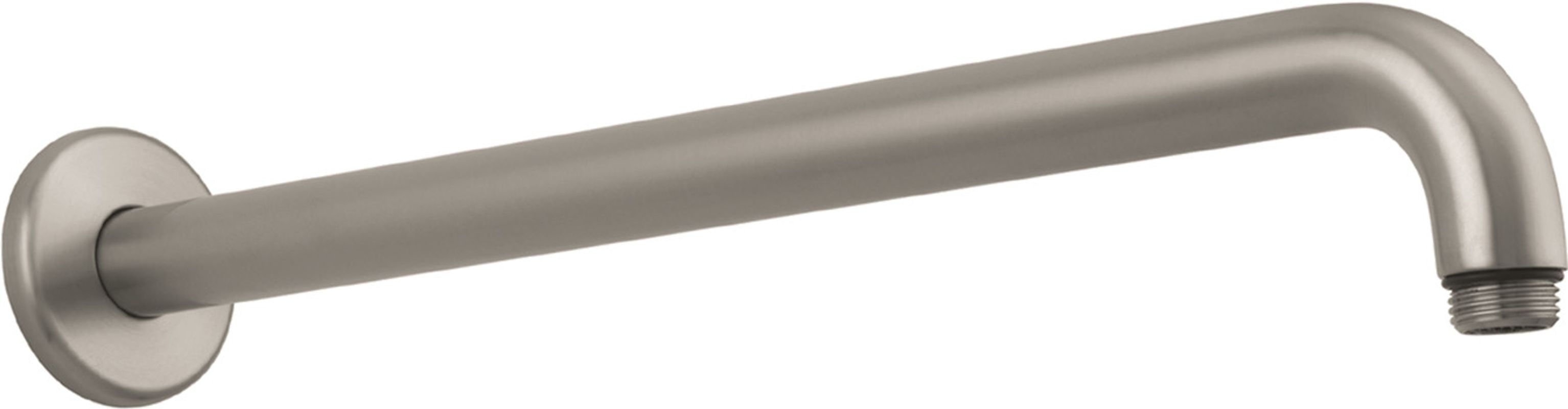 Hansgrohe Brausearm DN 15 Ausladung 90 Grad BN, ohne Kugelgelenk, 389 mm, Farbe nickel Bild 1