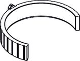 Hansgrohe Anschlagring 120 grad Logis / Focus / Talis, Farbe silberfarben Bild 2