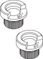Hansgrohe Anschlagring Set (60 Gr./80 Gr.)Talis Waschtischmischer 250, Farbe silberfarben Bild 2
