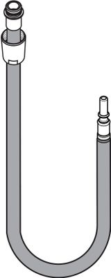 Hansgrohe Schlauch, für Spültischmischer 1500 mm Bild 2