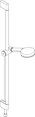 Hansgrohe Select S Brausegarnitur 105 3jet, Brausestange 90 cm, EcoSmart, Farbe chrom Bild 18