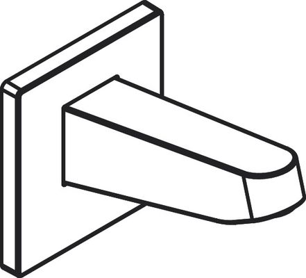 Hansgrohe Wandanschluss, für Kopfbrause 260, 151 mm, Farbe silberfarben Bild 12