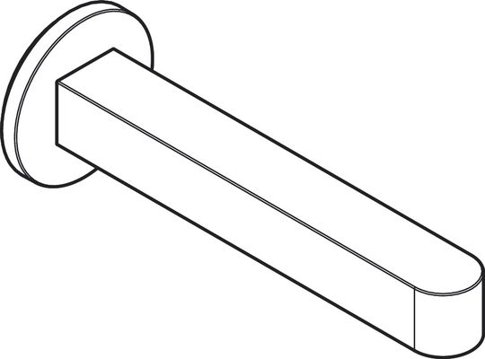 Hansgrohe Wanneneinlauf Finoris, 174 mm, Farbe chrom Bild 4