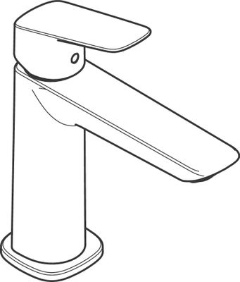 Hansgrohe Fine Einhebel-Waschtischmischer, ComfortZone 110, Push-Open,121 mm, 177 x 121 mm, Farbe chrom Bild 14
