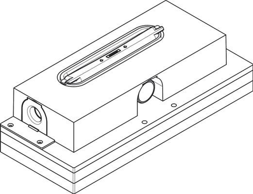 Hansgrohe uBox Grundkörper universal für Duschrinne Ablaufgehaeuse, für flache Installation, 70 x 343 x 139 mm Bild 7