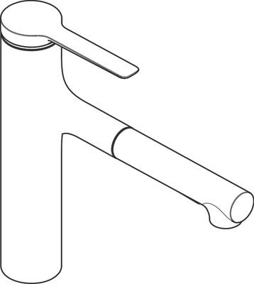 Hansgrohe Spültischmischer 160 Zesis M33 Ausziehbrause 2jet, Farbe chrom Bild 12