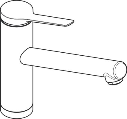 Hansgrohe Spültischmischer 160 M33 Vorfenstermontage, 1jet, Farbe chrom Bild 5