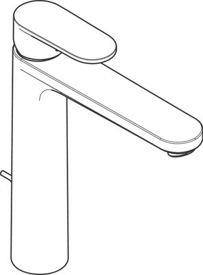 Hansgrohe Waschtischmischer Vernis Blend AH190, Gesamthöhe 250 mm, matt, Farbe schwarz Bild 9
