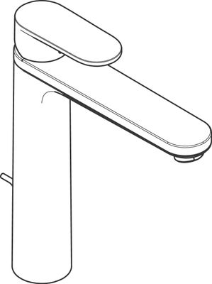 Hansgrohe Waschtischmischer 190 Vernis Blend Zn, Farbe chrom Bild 6