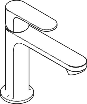 Hansgrohe S Einhebel-Waschtischmischer 110, mit Metall-Zugstange, CoolStart, Farbe chrom Bild 5