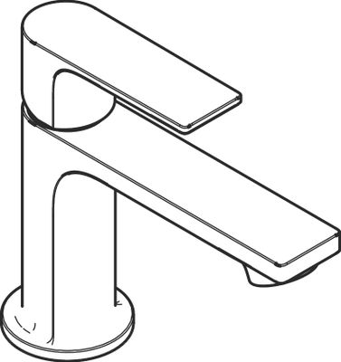 Hansgrohe E Einhebel-Waschtischmischer 80 ohne Ablaufgarn, CoolStart, Farbe schwarz Bild 4