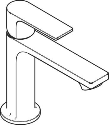 Hansgrohe E Einhebel-Waschtischmischer 110, mit Metall-Zugstange, CoolStart, Farbe chrom Bild 5