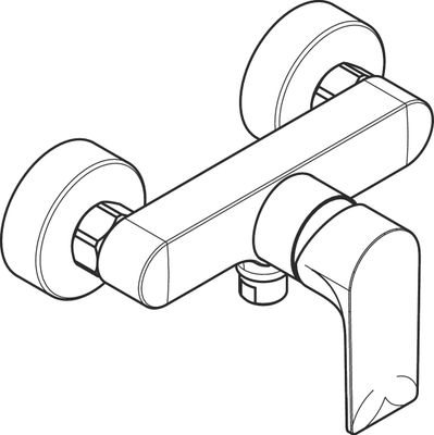 Hansgrohe Brausemischer Aufputz Rebris E MSW, Farbe schwarz Bild 11