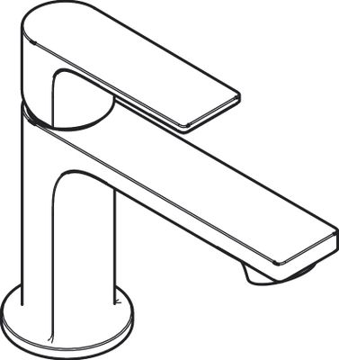 Hansgrohe Standventil 80 Rebris E, ohne Ablaufgarnitur matt, Farbe schwarz Bild 4