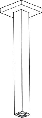 Hansgrohe Deckenanschluss E 300 mm, 80 mm, Farbe chrom Bild 4