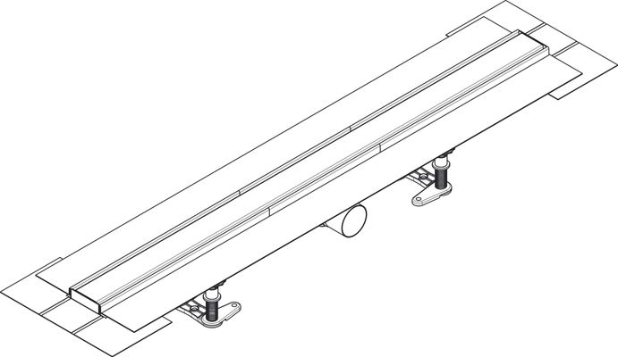 Hansgrohe Komplettset RainDrain Compact 900 mm, für Standardinstallation BST, 181 x 900 x 77 mm Bild 10