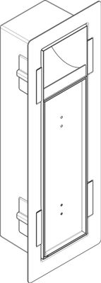 Hansgrohe Ein.Toilettenbürstenh.XtraStoris Rock mit Papierhalter u.befliesbarer Tür MW, 690 x 240 mm, Farbe weiß Bild 63