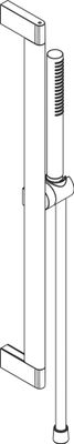 Hansgrohe Brauseset Pulsify S 100 1j EcoSmart+, mit Brausestange Typ 65, Farbe chrom Bild 9