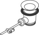Hansgrohe Ablaufventil Waschtischmischer und Bidetmischer, verchromt, DN 32, Farbe sonstige Bild 5