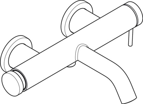 Hansgrohe Wannenmischer Aufputz Tecturis S BBR, Farbe bronze Bild 5