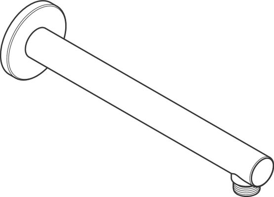 Hansgrohe Brausearm DN 15 240 mm Ausladung, 90 Grad, 280 mm, Farbe chrom Bild 24
