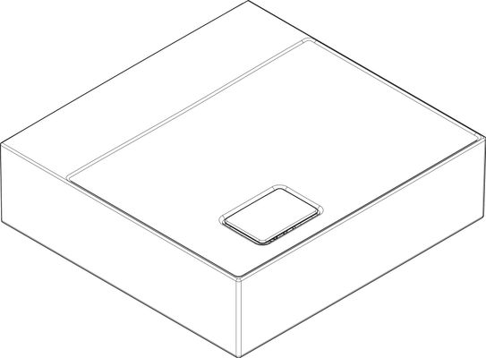 Hansgrohe Waschtisch Xevolos E 500 x 480 ohne Hahnloch / Überlauf, SmartClean weiss, 140 x 480 mm, Farbe weiß Bild 5