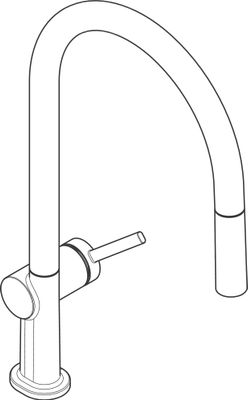 Hansgrohe Spültischmischer 210 Talis M54 Ausziehbrause 2jet matt, 435 mm, Farbe schwarz Bild 19