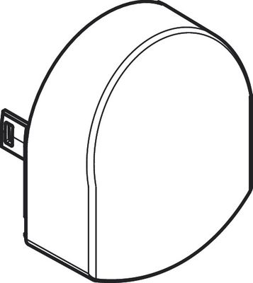 Hansgrohe Gehäuseoberteil chrom Sondervariante, Farbe silberfarben Bild 2