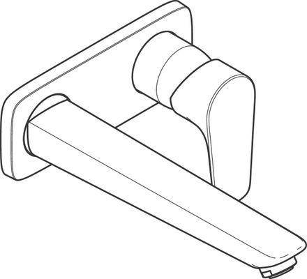 Hansgrohe Farbset Talis E verchromt, für UP-Wascht. Batterie, Ausluaf, 225 mm, Farbe chrom Bild 4