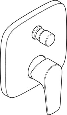 Hansgrohe Farbset Talis E verchromt für Einhand-Unterputz-Badebatterie, 155 x 155 mm, Farbe chrom Bild 4