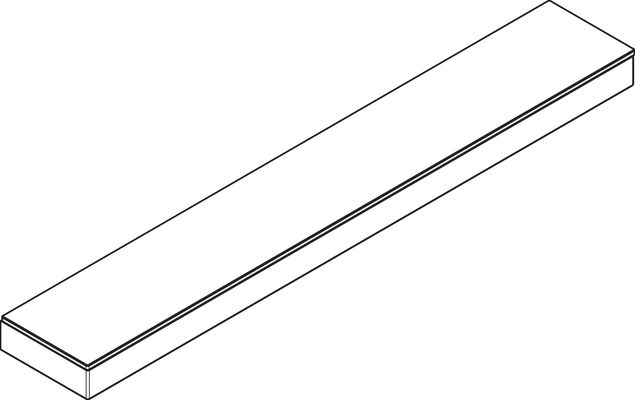 Hansgrohe Ablage 500 Rainfinity matt, 28 x 502 x 84 mm, Farbe weiß Bild 8