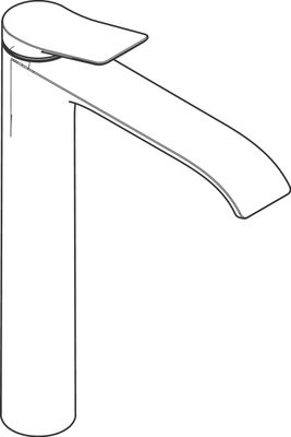 Hansgrohe Waschtischmischer 250 CoolSt.Vivenis, ohne Ablaufgarnitur Highriser BBC, Farbe black chrome Bild 3