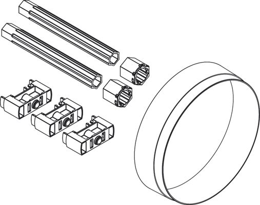 Hansgrohe Verlängerungsset, für HGIBOX2, 25 mm Bild 2