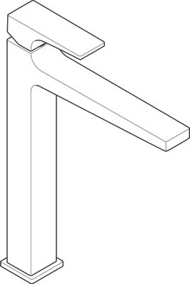 Hansgrohe Waschtischmischer 260 Metropol, mit Push-Open Ablaufgarnitur BBC, Farbe black chrome Bild 9