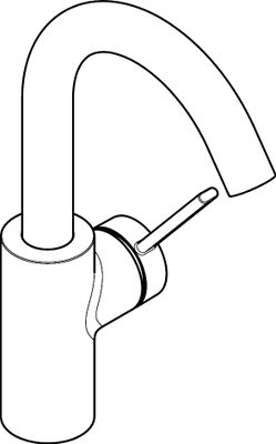 Hansgrohe WTM 210 Zesis S, mit Schwenkauslauf, ohne Ablaufgarnitur, Farbe chrom Bild 8