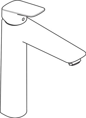 Hansgrohe Waschtischmischer 190 Logis, ohne Ablaufgarnitur matt, Farbe schwarz Bild 5