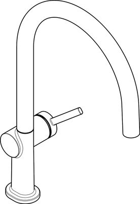 Hansgrohe Einhebel-Spültischmischer 220 Talis M54, 1jet, 390 mm, Farbe chrom Bild 4
